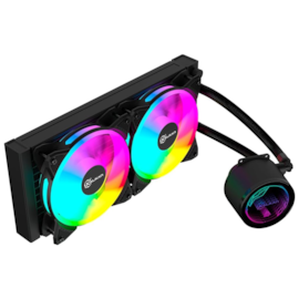 Water Cooler Kalkan Iota V2 Rgb 240Mm Intel-Amd Preto Klk00068