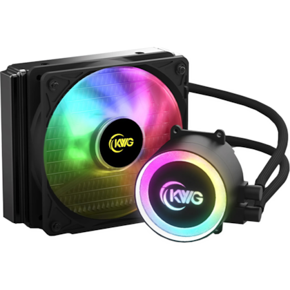 Water Cooler Kwg Crater E1 120r 120mm Rgb Amd-intel Com Controle Remoto Crater E1-120r