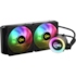 Water Cooler Kwg Crater M1 240R Rgb 240Mm Intel-Amd Preto