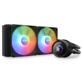 Water Cooler Nzxt Kraken 240 Rgb 240mm Aio Lcd Display Intel-amd Preto Rl-kr240-b1