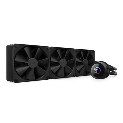 Water Cooler Nzxt Kraken 360 Com 3 Fans 360mm Preto Com Display Lcd Intel Amd Rl-kn360-b1
