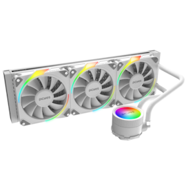 Water Cooler Pcyes Sangue Frio 3 Argb White Ghost 360mm Intel-amd Branco Argbsf3360wgbr