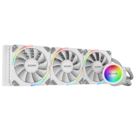 Water Cooler Pcyes Sangue Frio 3 Argb White Ghost 360mm Intel-amd Branco Argbsf3360wgbr