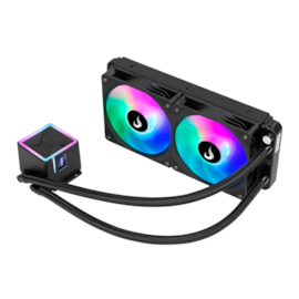 Water Cooler Rise Mode 240Mm Rainbow Intel-Amd Preto Rm-Wcb-02-Rbw