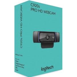 Webcam Logitech C920s Pro Full Hd 1080p Com Microfones Duplos 960-001257-c