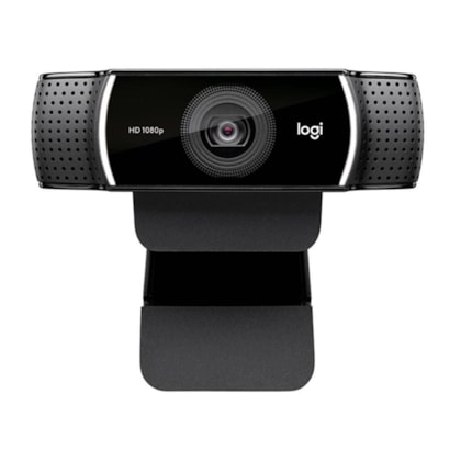 Webcam Logitech C922 Pro Stream 1080p Com Microfone Embutido E Tripé Incluso Preto 960-001087